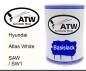 Preview: Hyundai, Atlas White, SAW / SW1: 500ml Lackdose, von ATW Autoteile West.